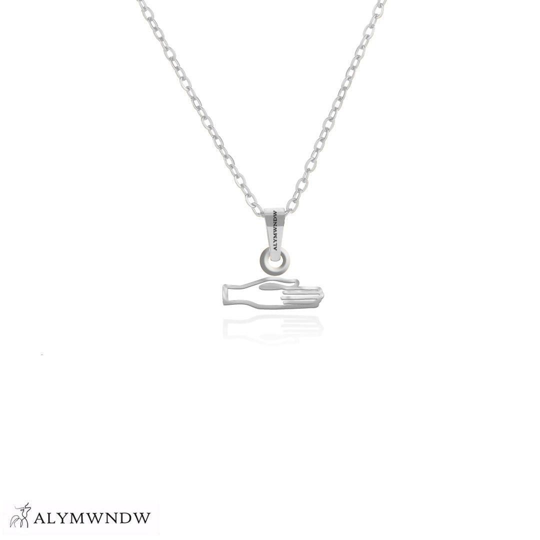 Personalized Hieroglyphic Gold Necklace (18K / 21K / 22K) - Alymwndw