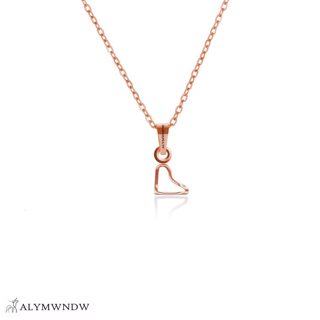 Personalized Hieroglyphic Gold Necklace (18K / 21K / 22K) - Alymwndw