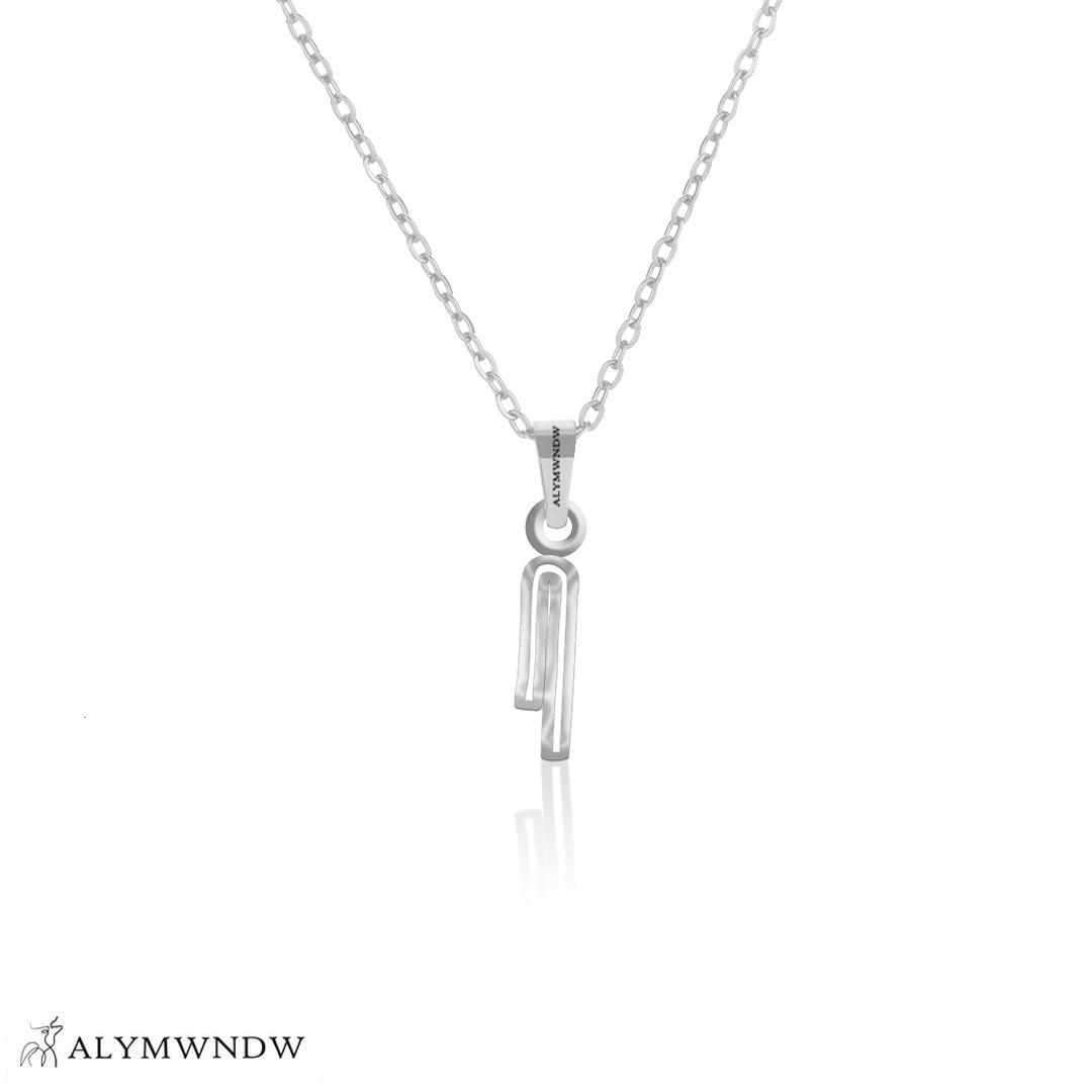 Personalized Hieroglyphic Gold Necklace (18K / 21K / 22K) - Alymwndw