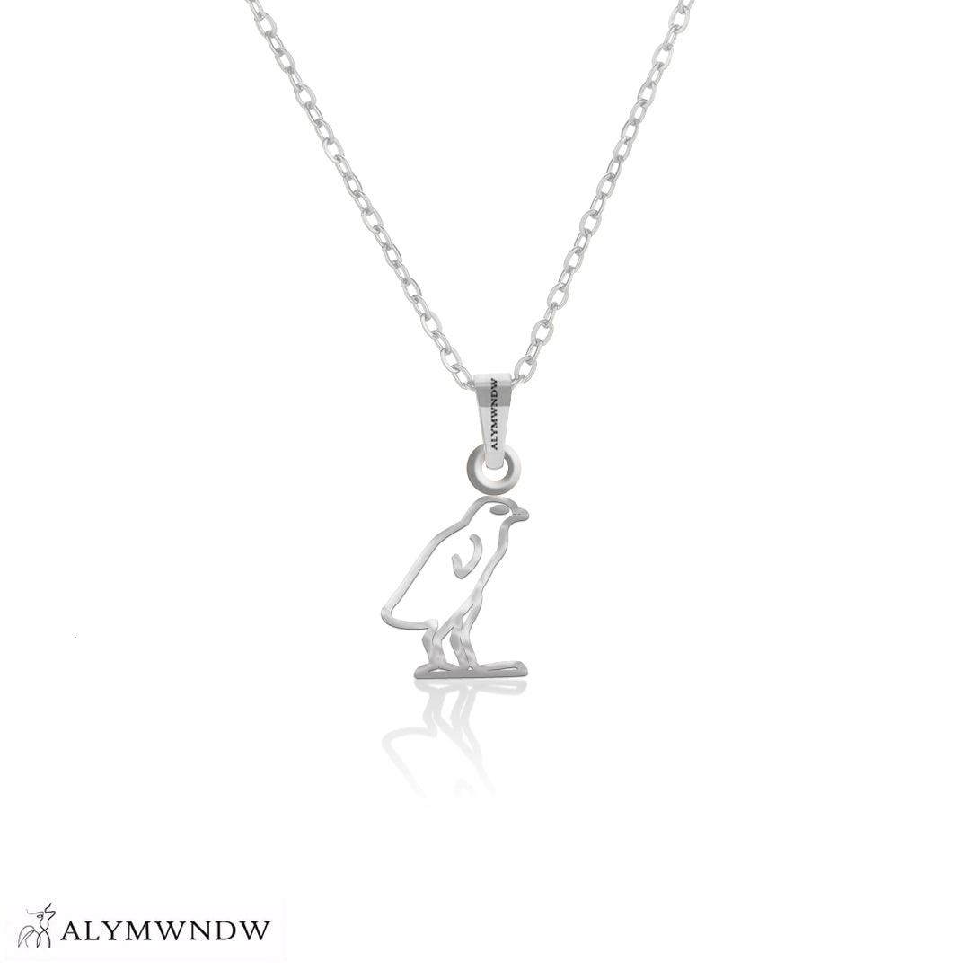 Personalized Hieroglyphic Gold Necklace (18K / 21K / 22K) - Alymwndw