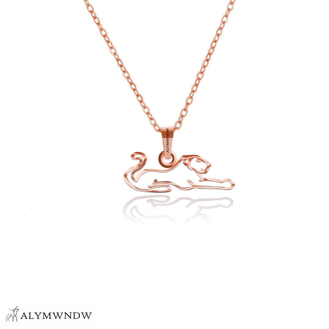 Personalized Hieroglyphic Gold Necklace (18K / 21K / 22K) - Alymwndw