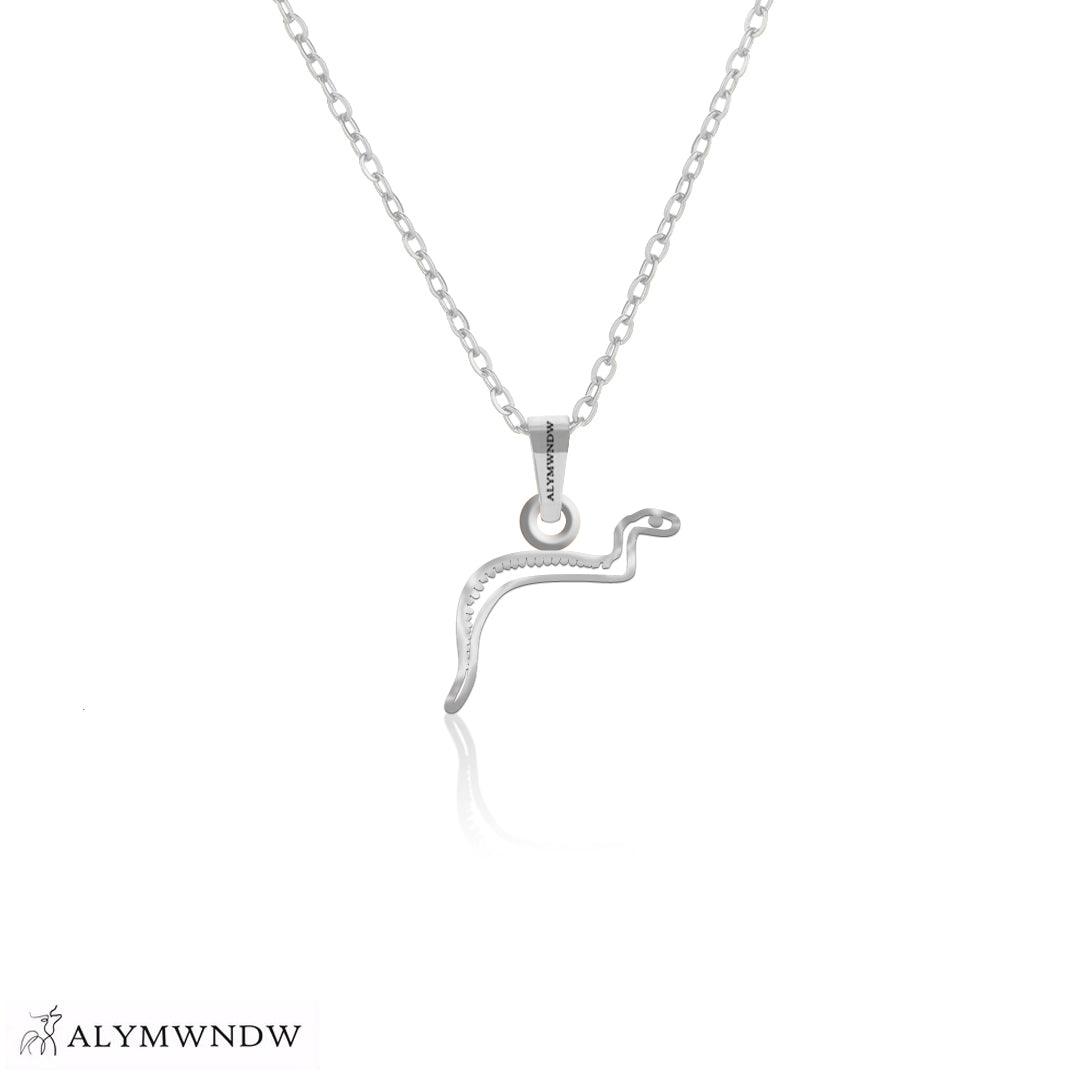 Personalized Hieroglyphic Gold Necklace (18K / 21K / 22K) - Alymwndw