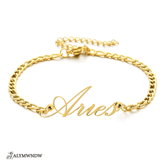 Personalized Name Bracelet in Gold (18K/21K/22K) – Custom Name Jewelry - Alymwndw