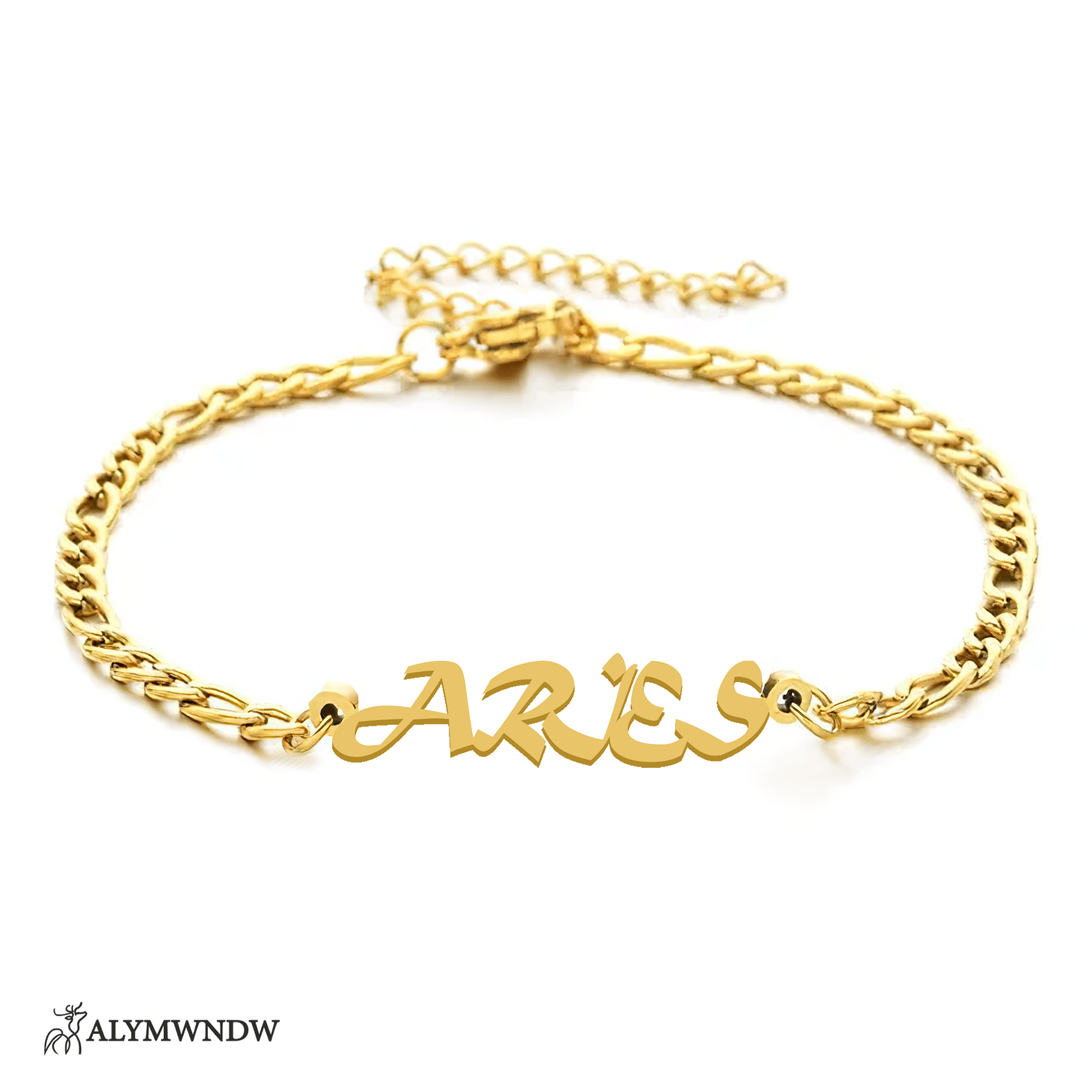 Personalized Name Bracelet in Gold (18K/21K/22K) – Custom Name Jewelry - Alymwndw