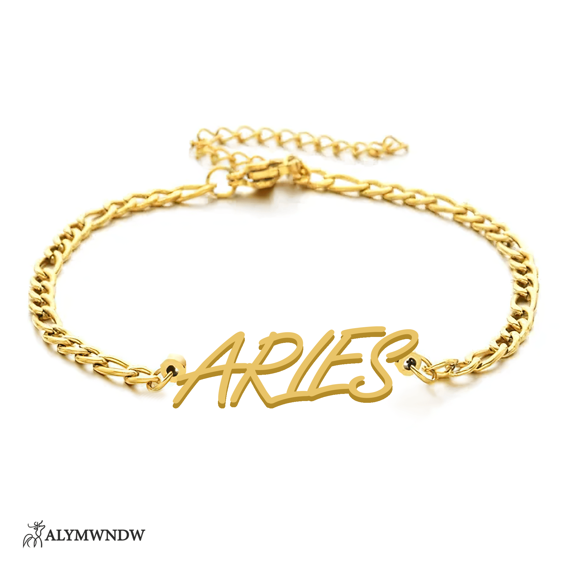 Personalized Name Bracelet in Gold (18K/21K/22K) – Custom Name Jewelry - Alymwndw