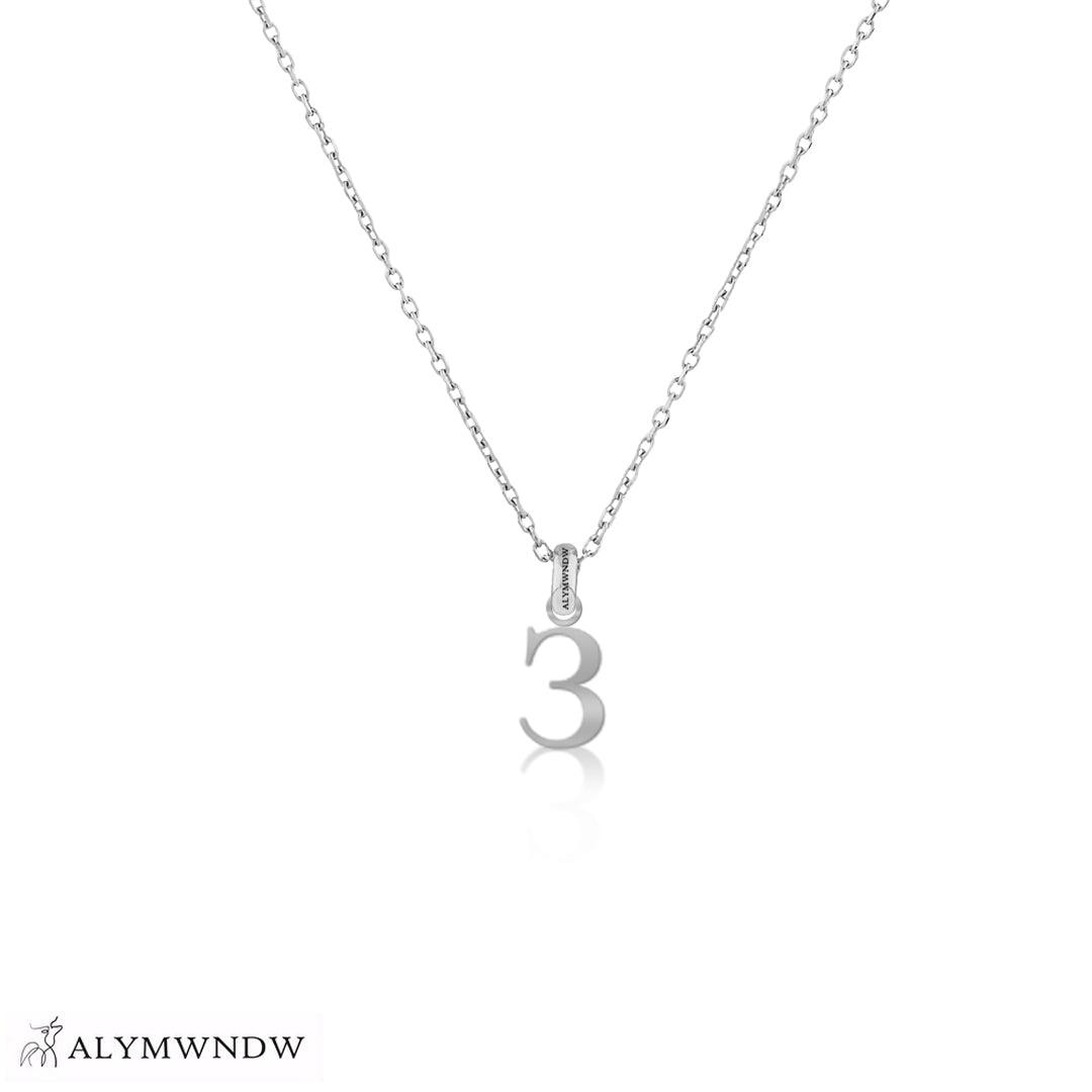 Personalized Russian Letter Gold Necklace (18K / 21K / 22K) - Alymwndw