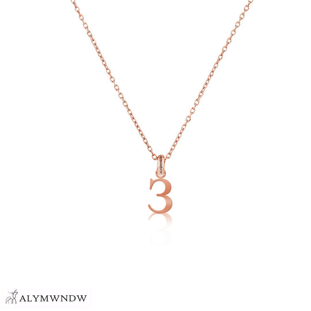 Personalized Russian Letter Gold Necklace (18K / 21K / 22K) - Alymwndw