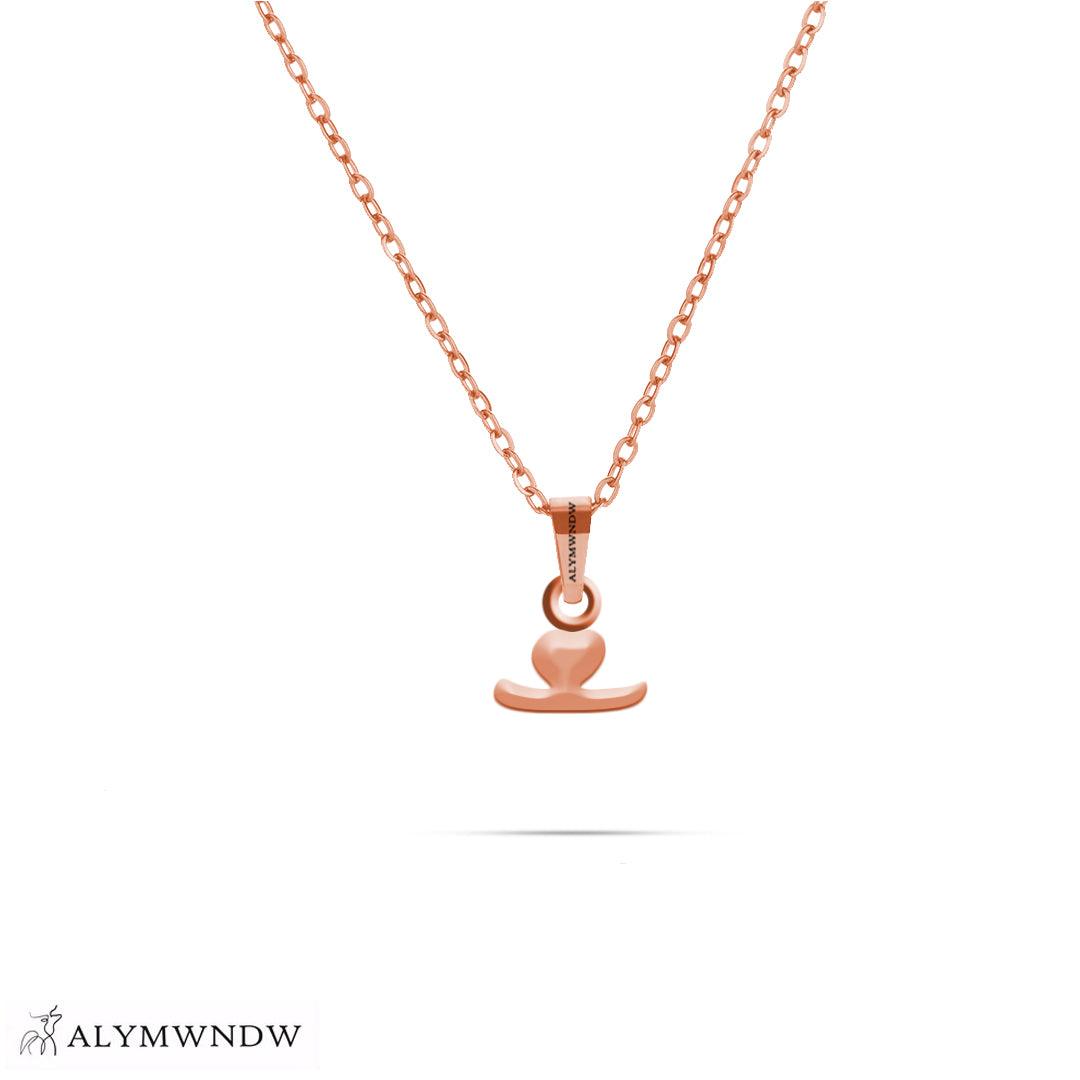 Personalized Syriac Gold Necklace (18K / 21K / 22K) - Alymwndw