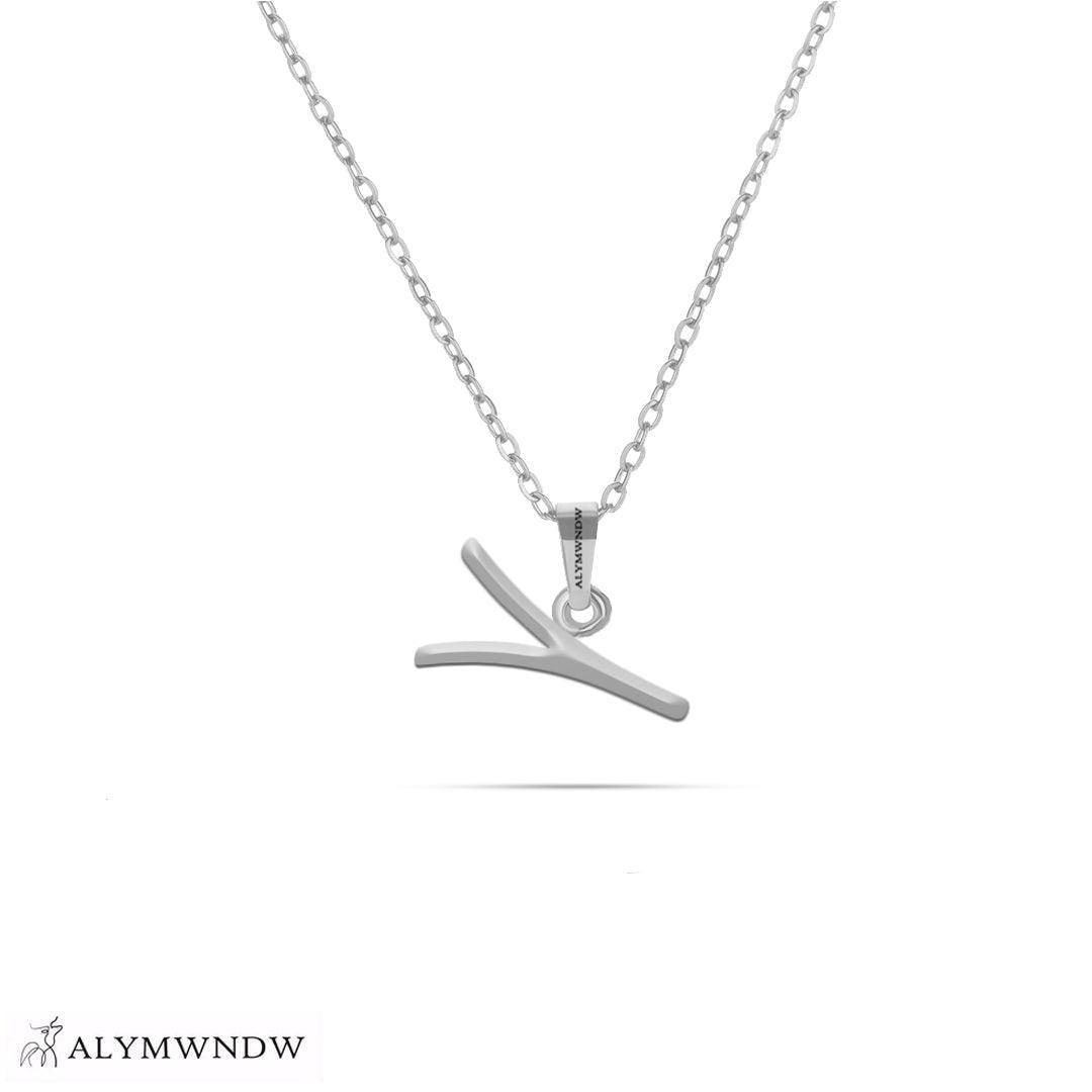 Personalized Syriac Gold Necklace (18K / 21K / 22K) - Alymwndw