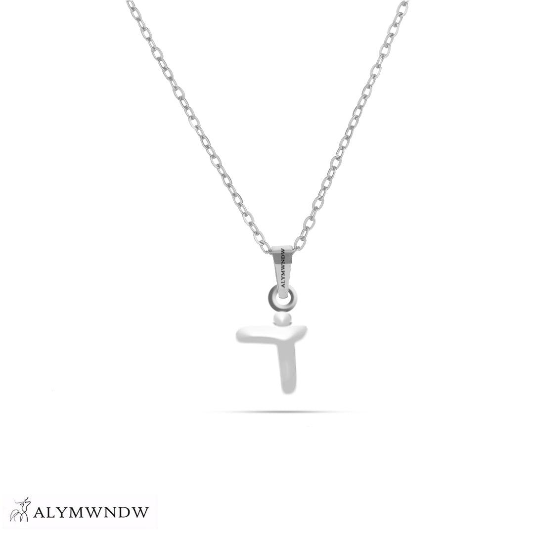 Personalized Syriac Gold Necklace (18K / 21K / 22K) - Alymwndw
