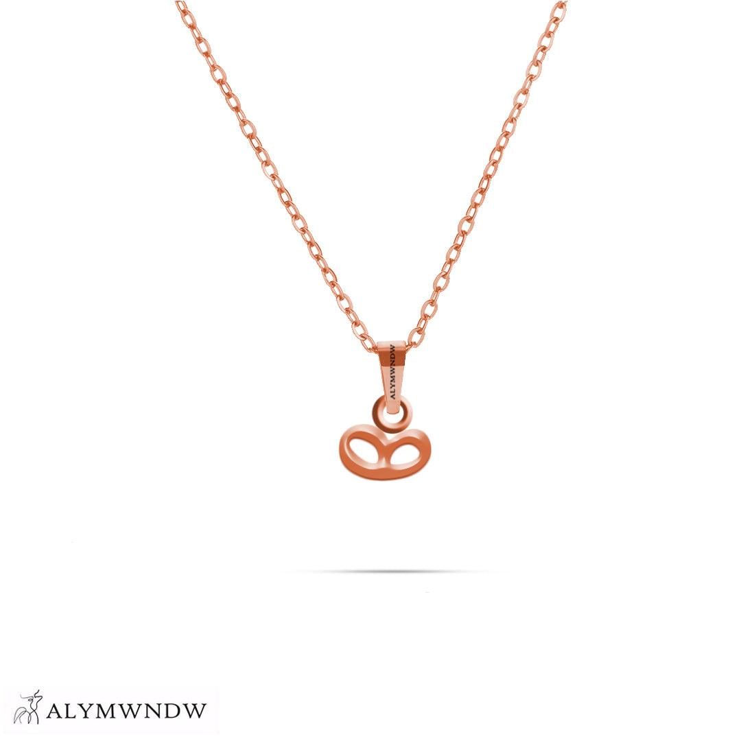 Personalized Syriac Gold Necklace (18K / 21K / 22K) - Alymwndw