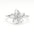 Petal Elegance 925 Sterling Silver & Gold - Plated Ring - Alymwndw