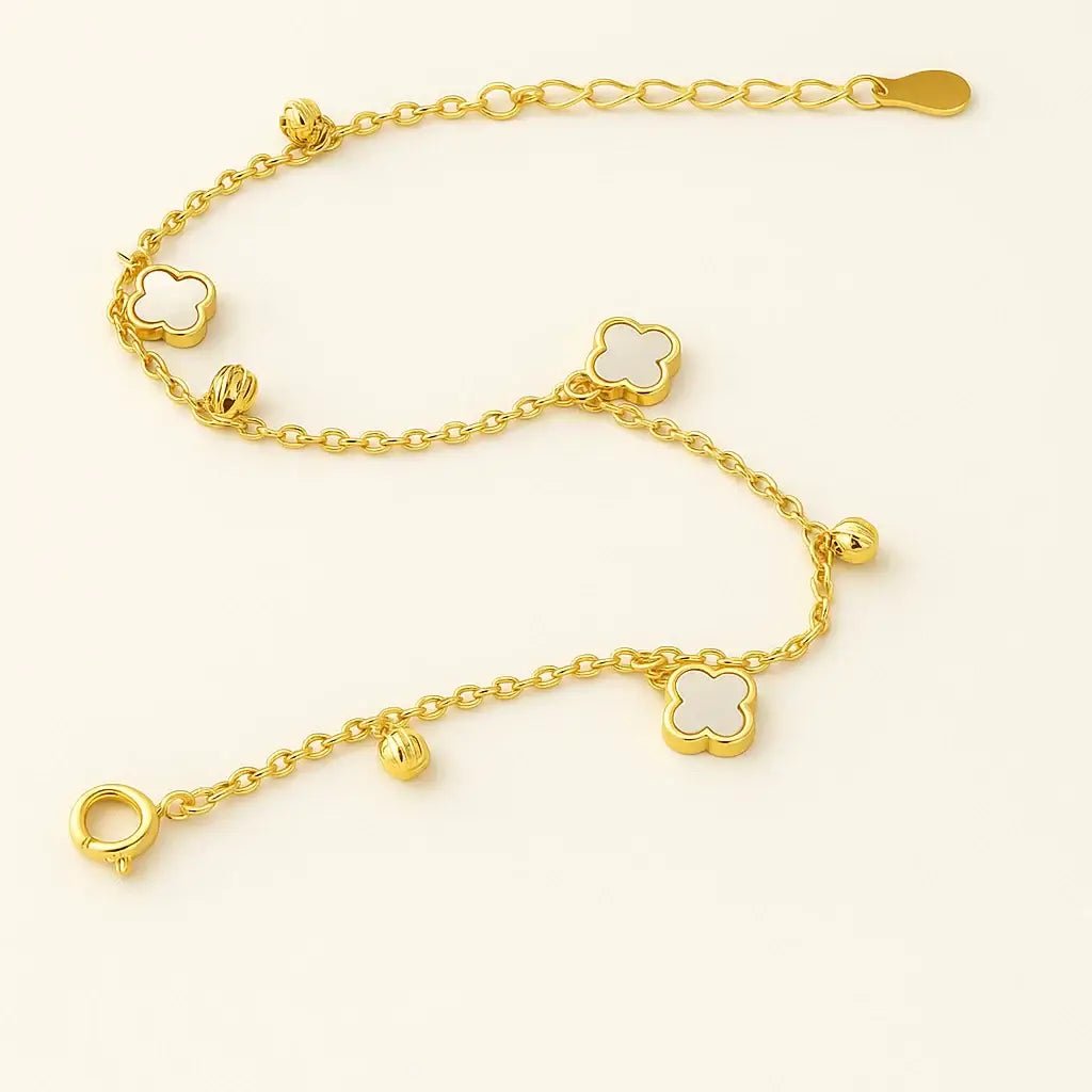 Petite Fortune Gold - Plated Bracelet - Alymwndw