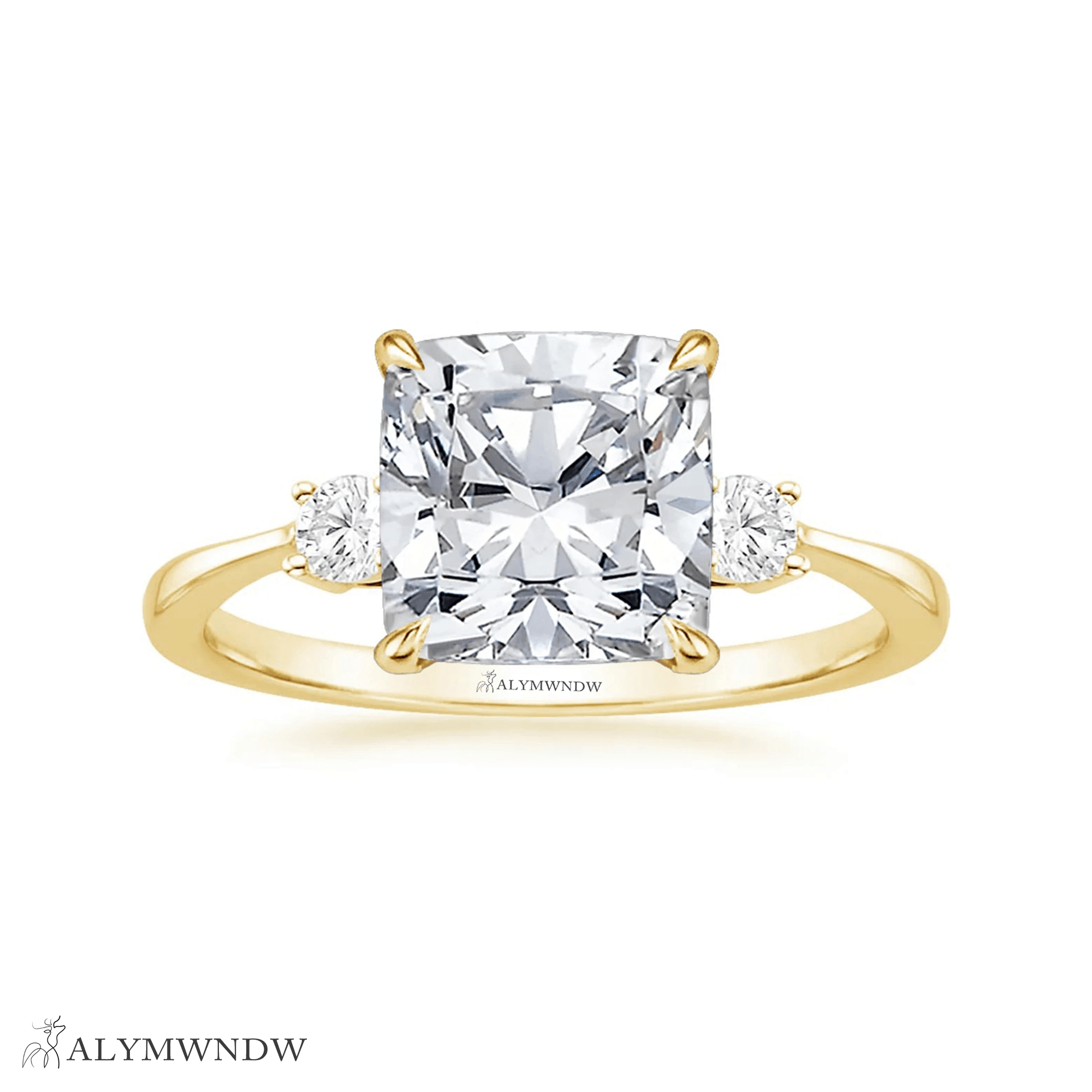 Princess Cut Lab Grown Diamond Ring – Modern & Elegant | Alymwndw Jewellery - Alymwndw