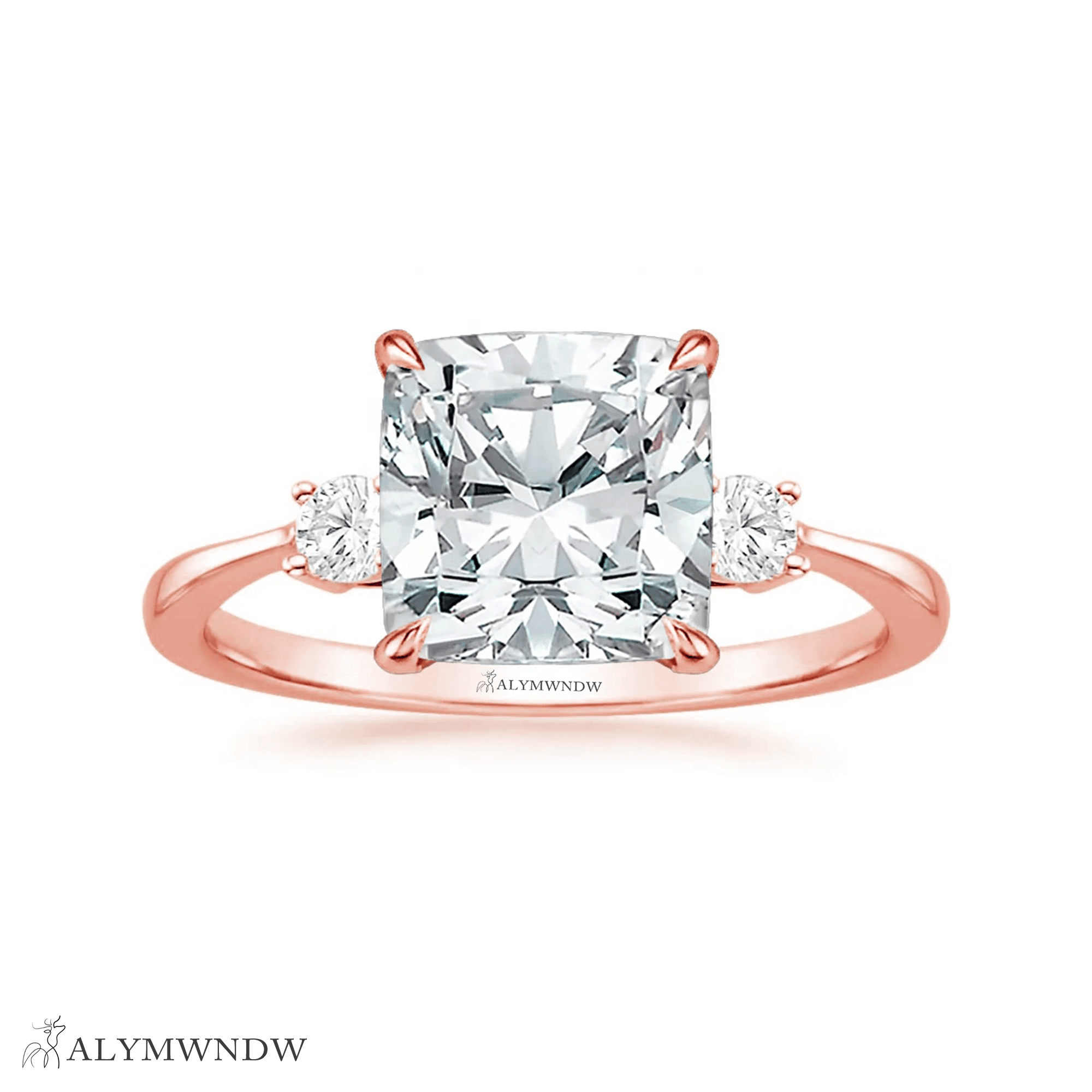 Princess Cut Lab Grown Diamond Ring – Modern & Elegant | Alymwndw Jewellery - Alymwndw