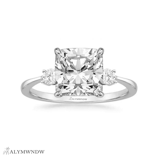 Princess Cut Lab Grown Diamond Ring – Modern & Elegant | Alymwndw Jewellery - Alymwndw