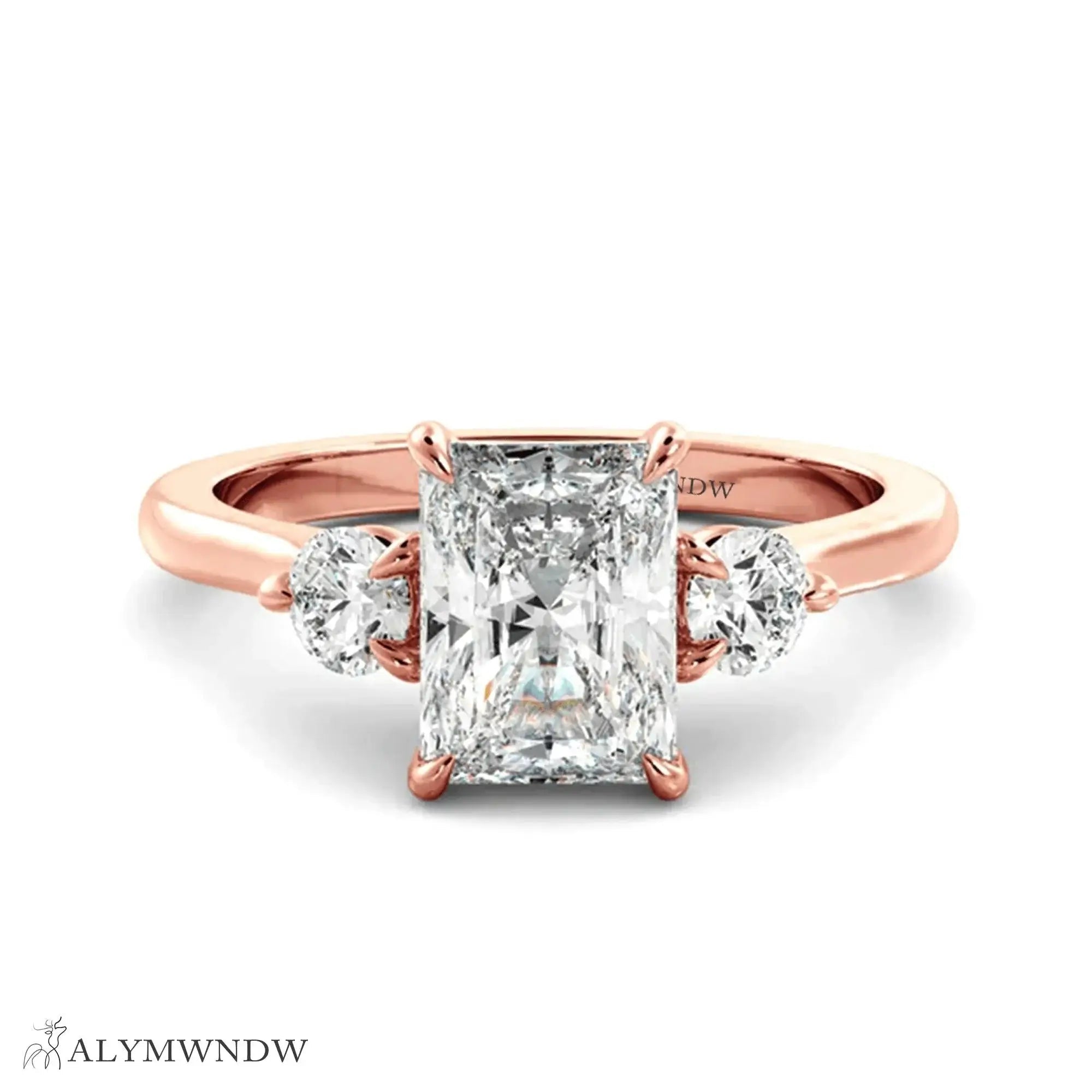 Princess Cut Lab Grown Diamond Women’s Ring | Alymwndw Jewellery - Alymwndw