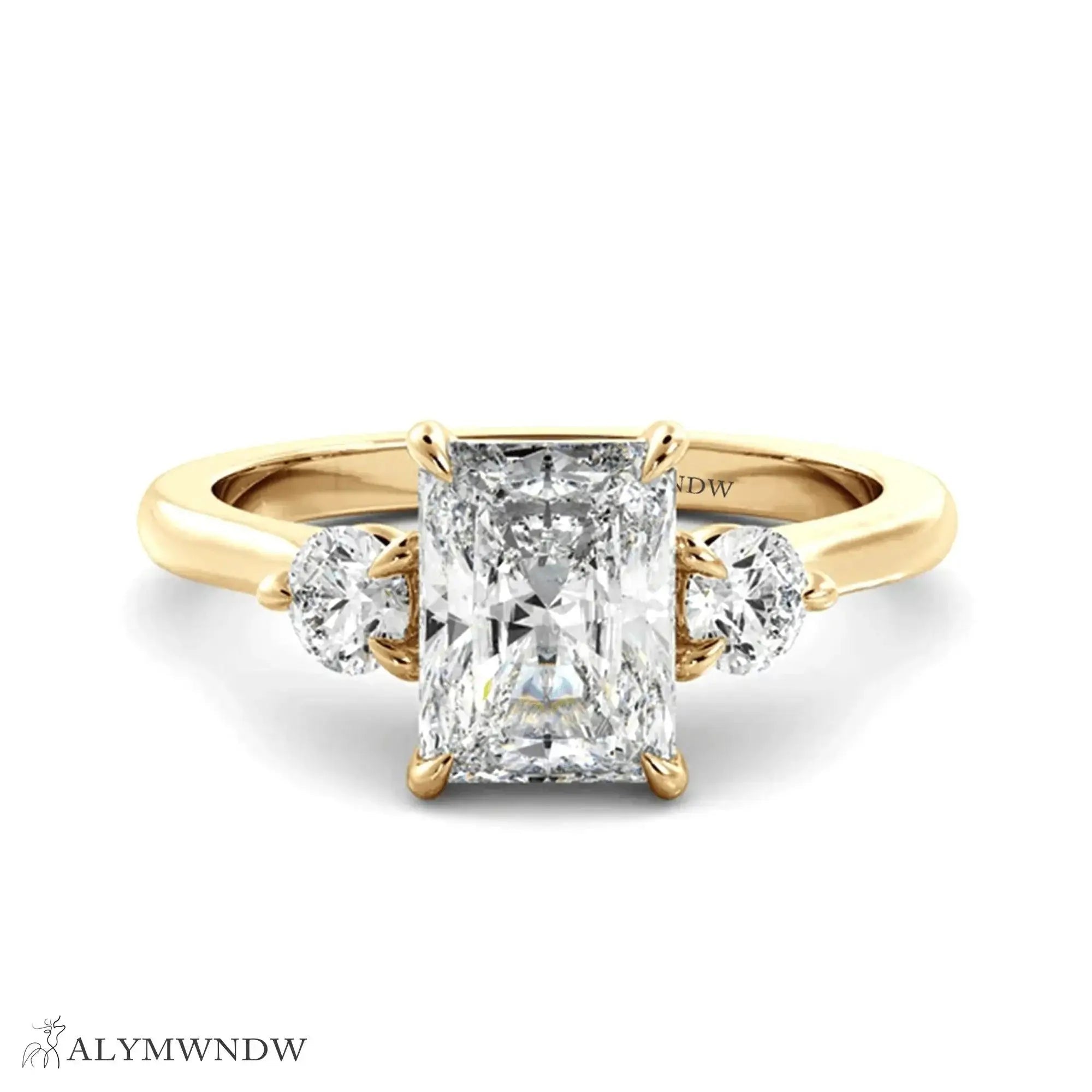 Princess Cut Lab Grown Diamond Women’s Ring | Alymwndw Jewellery - Alymwndw