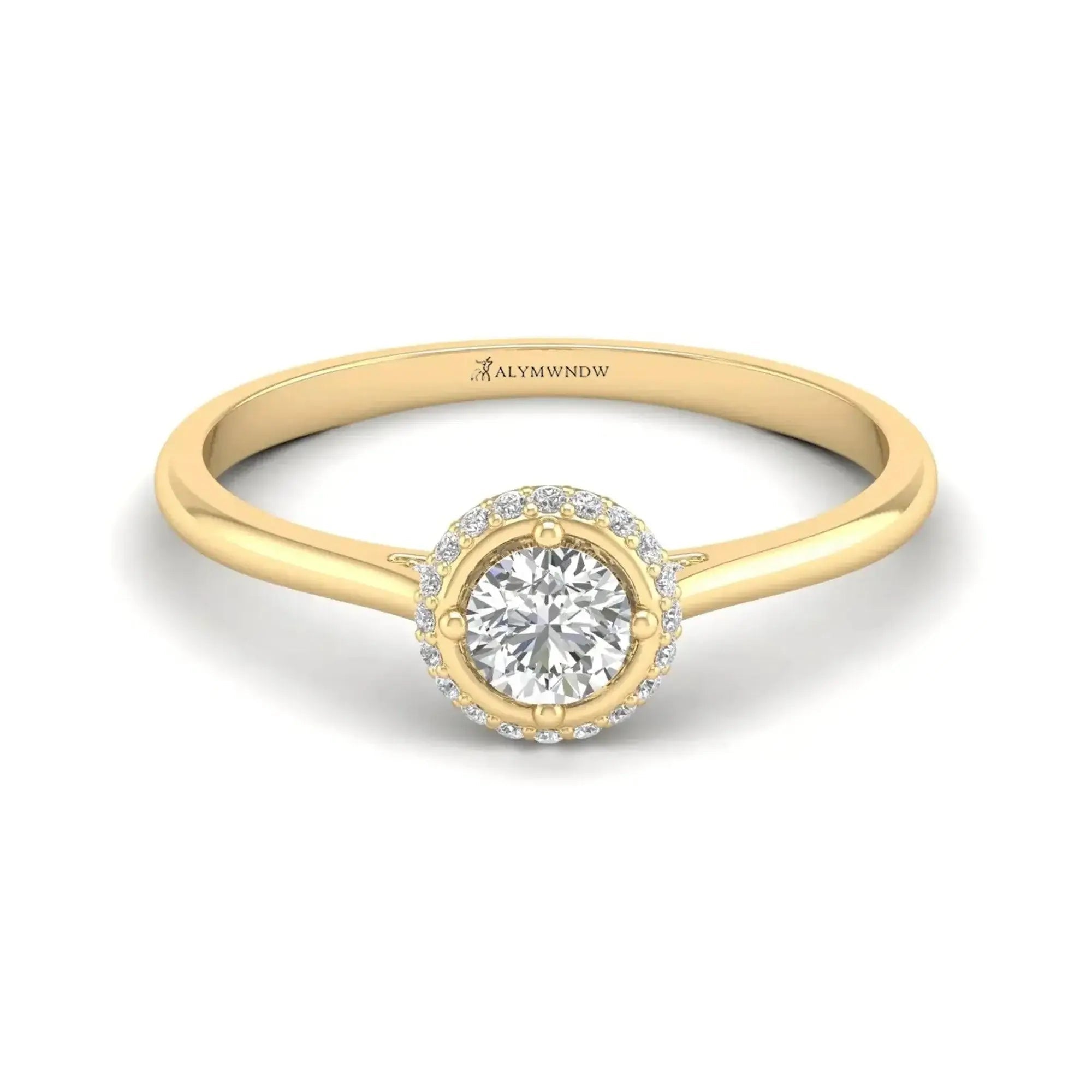 Radiant Moissanite Diamond Ring – Silver, Gold & Platinum | Customizable Elegance - Alymwndw