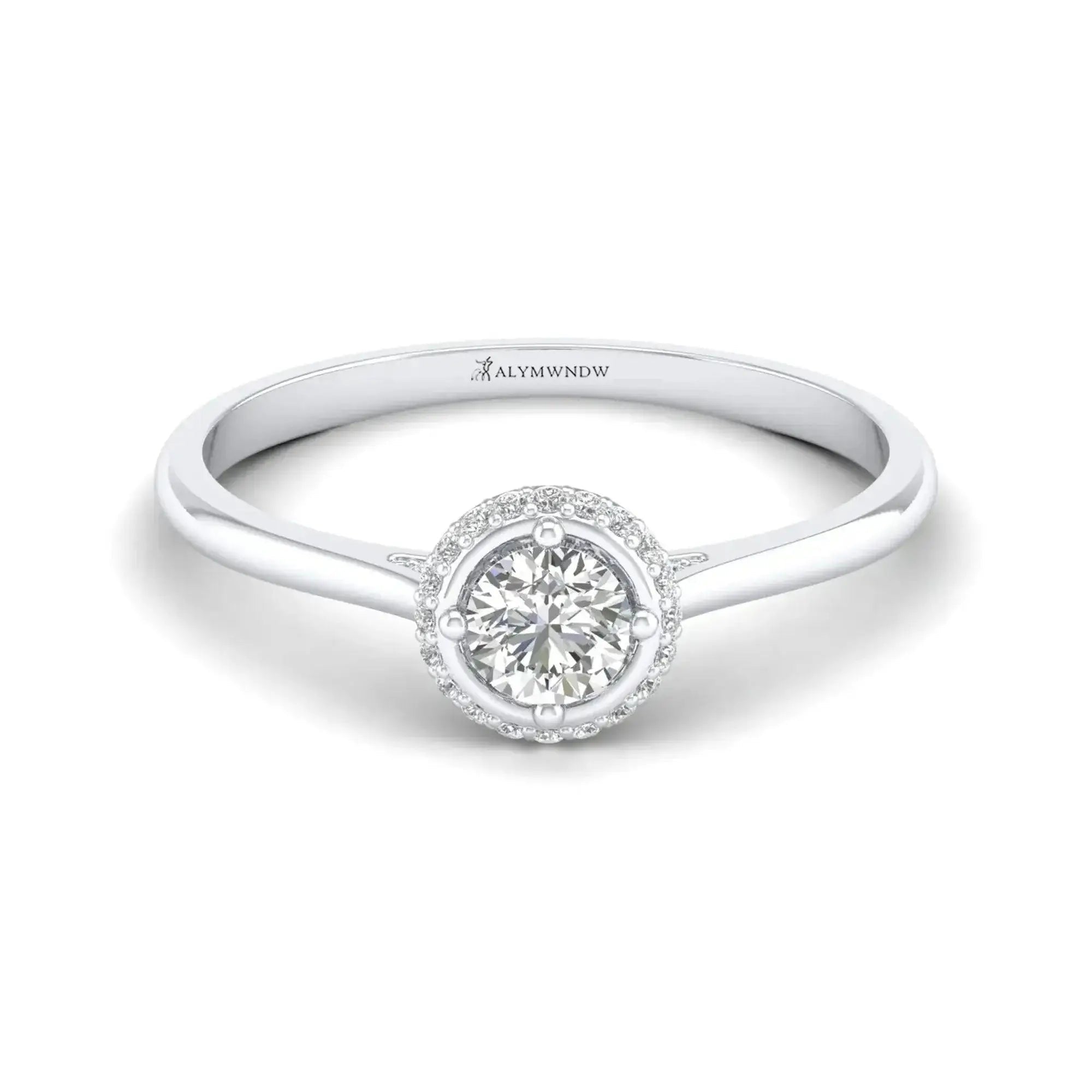 Radiant Moissanite Diamond Ring – Silver, Gold & Platinum | Customizable Elegance - Alymwndw