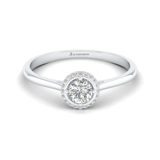 Radiant Moissanite Diamond Ring – Silver, Gold & Platinum | Customizable Elegance - Alymwndw