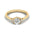 Round Halo Moissanite Engagement Ring – GRA Certified Open Halo - Alymwndw