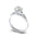 Round Moissanite Engagement Ring – GRA Certified Classic Solitaire - Alymwndw