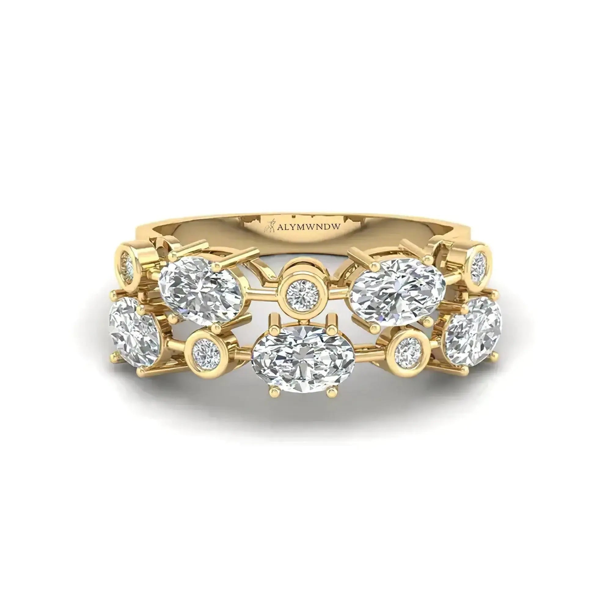 Royal Crown Moissanite Ring - Alymwndw