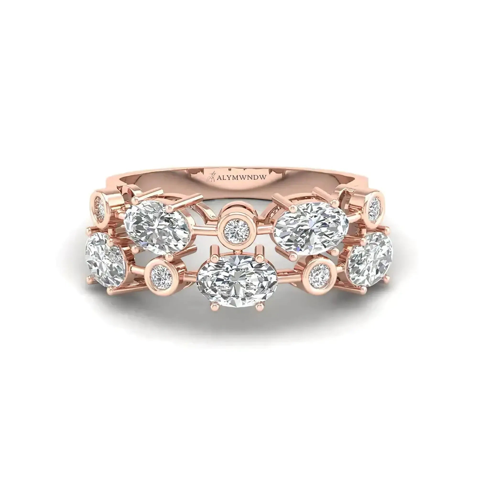 Royal Crown Moissanite Ring - Alymwndw
