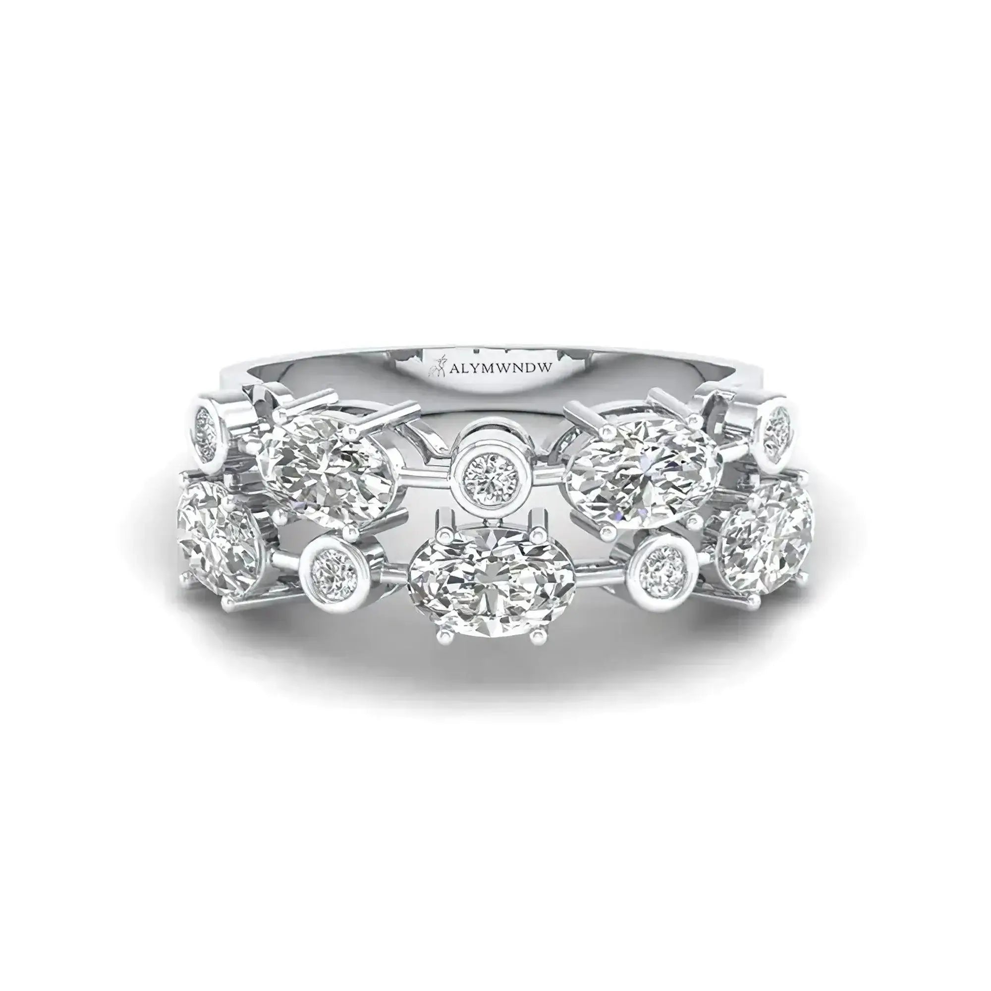 Royal Crown Moissanite Ring - Alymwndw