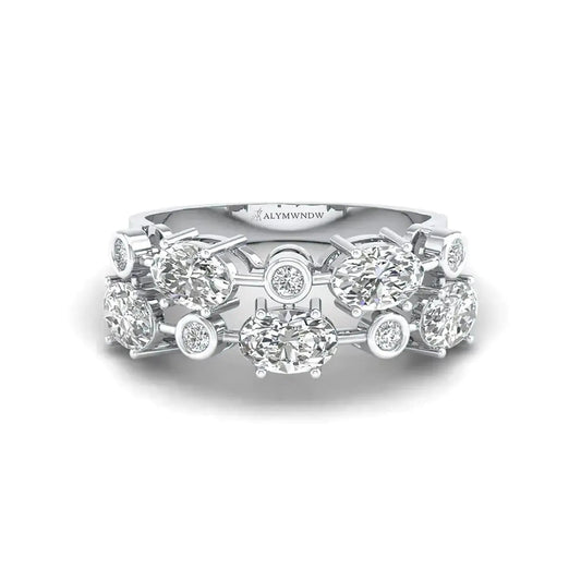 Royal Crown Moissanite Ring - Alymwndw