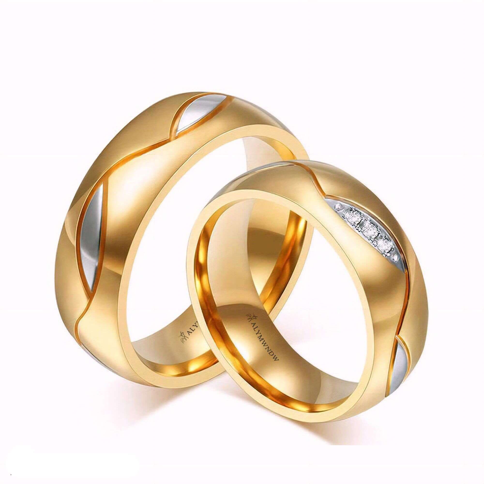 SJO Luxury Wedding Ring – Gold, Silver & Platinum - Alymwndw