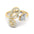 Solitaire Stone Fancy Design Ring | Alymwndw Jewellery - Alymwndw