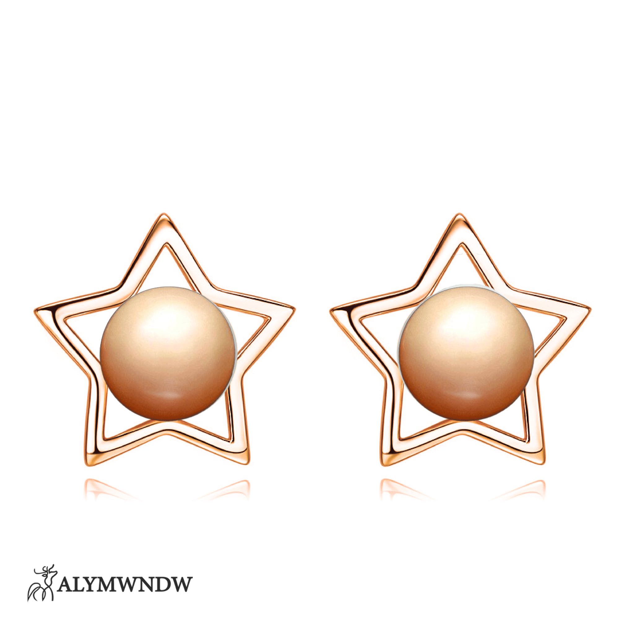 Star Pearl Earring - Alymwndw