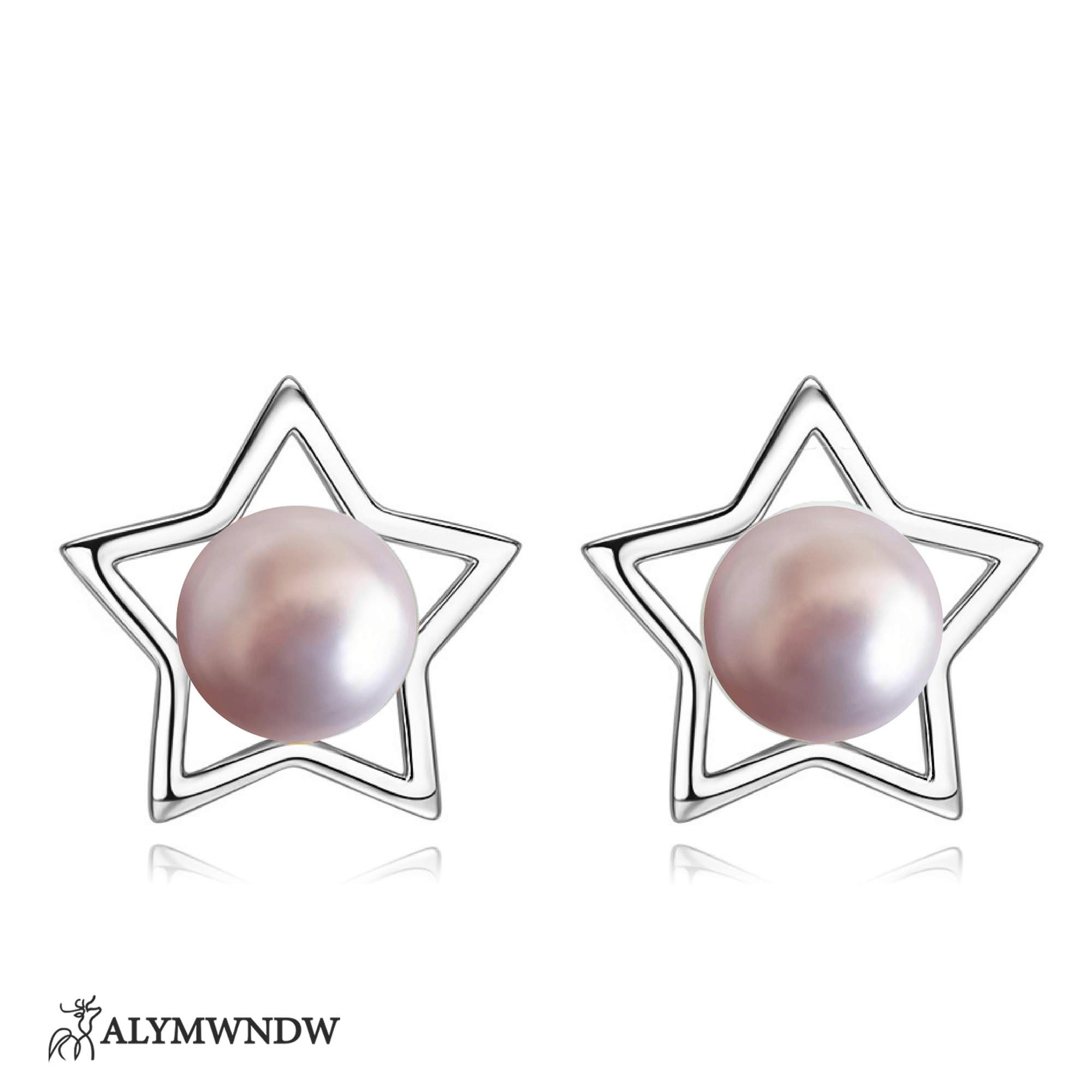 Star Pearl Earring - Alymwndw