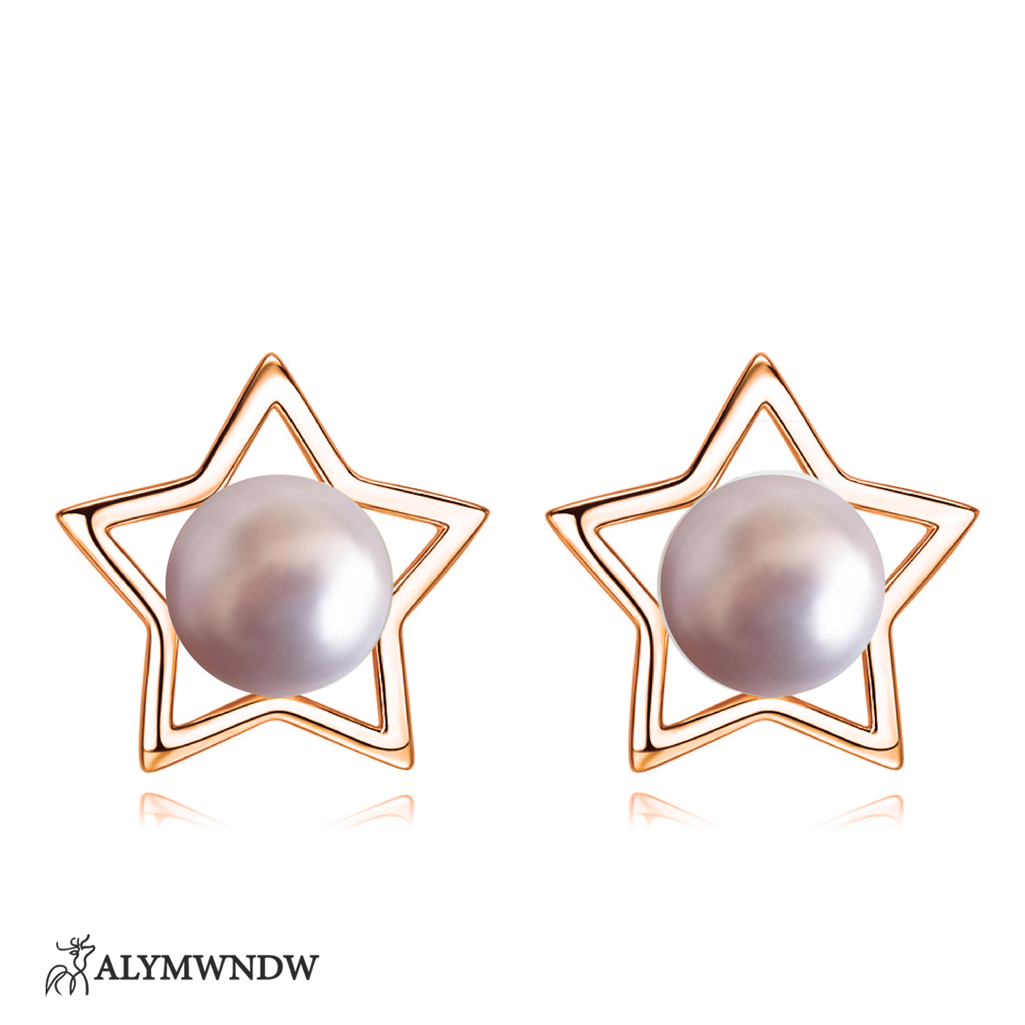Star Pearl Earring - Alymwndw