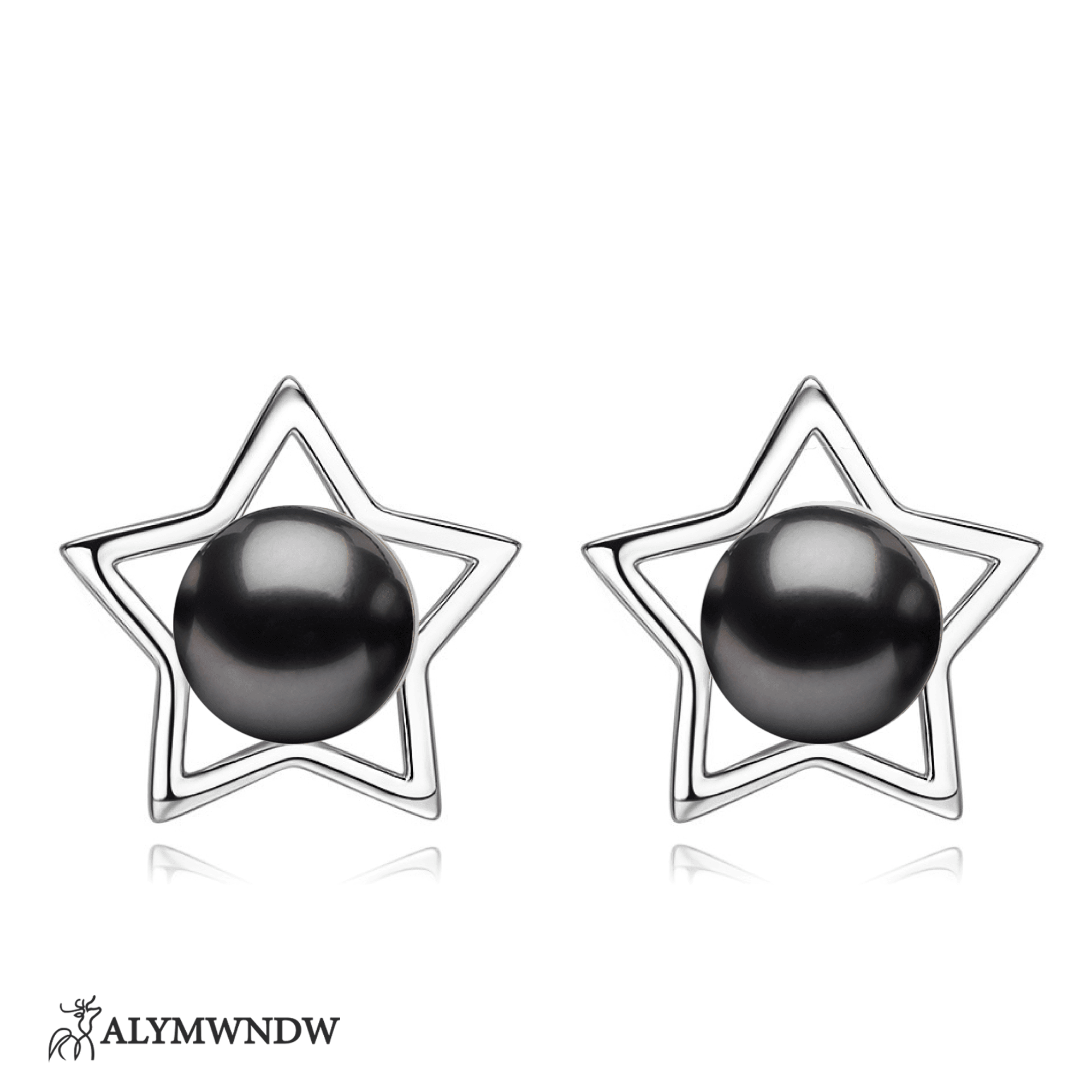 Star Pearl Earring - Alymwndw