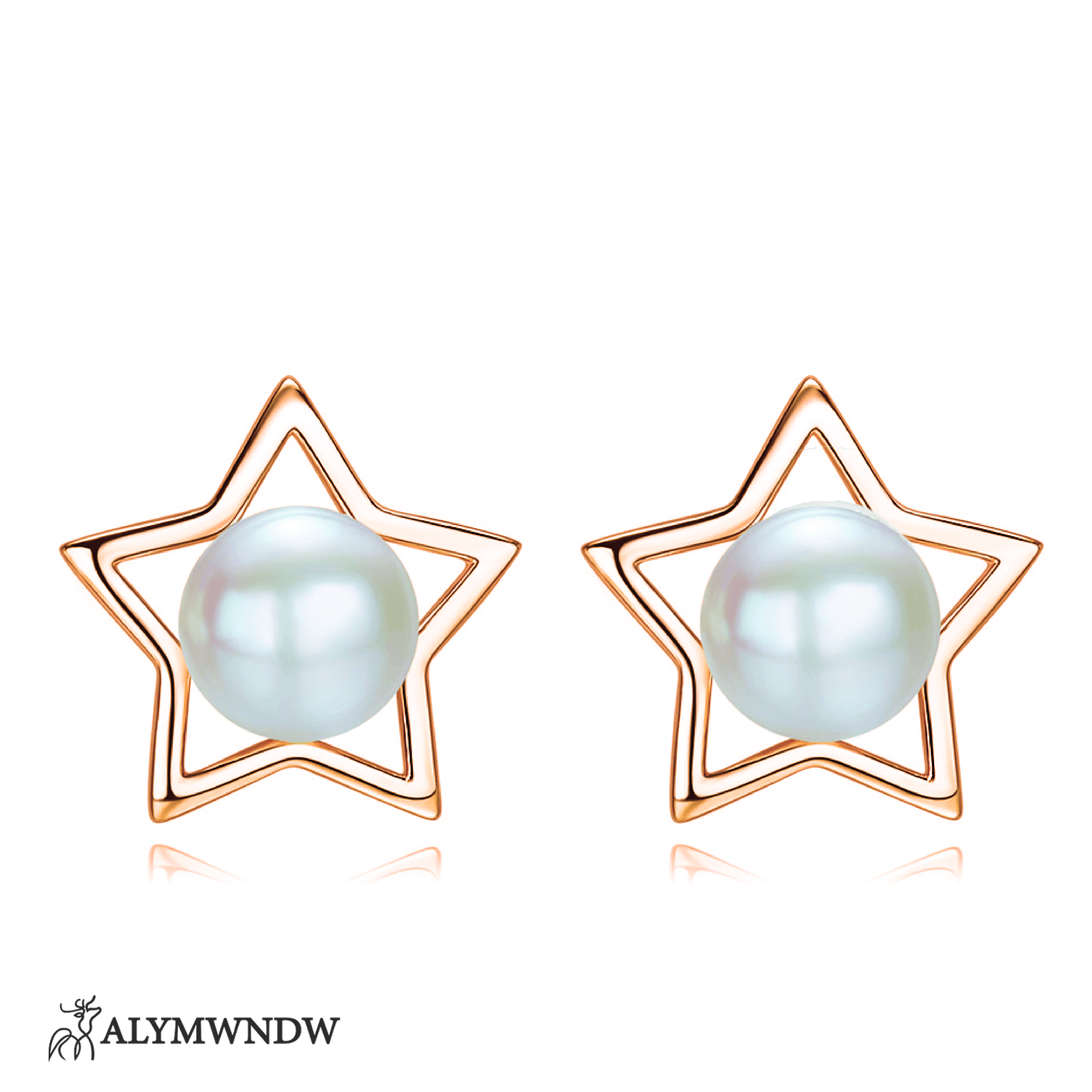 Star Pearl Earring - Alymwndw