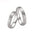 Textured Couple Rings with Stone – Gold, Silver & Rose Gold - Alymwndw