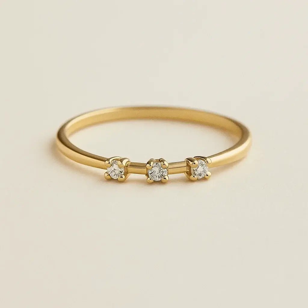 Trinity Spark – 925 Silver Ring - Alymwndw