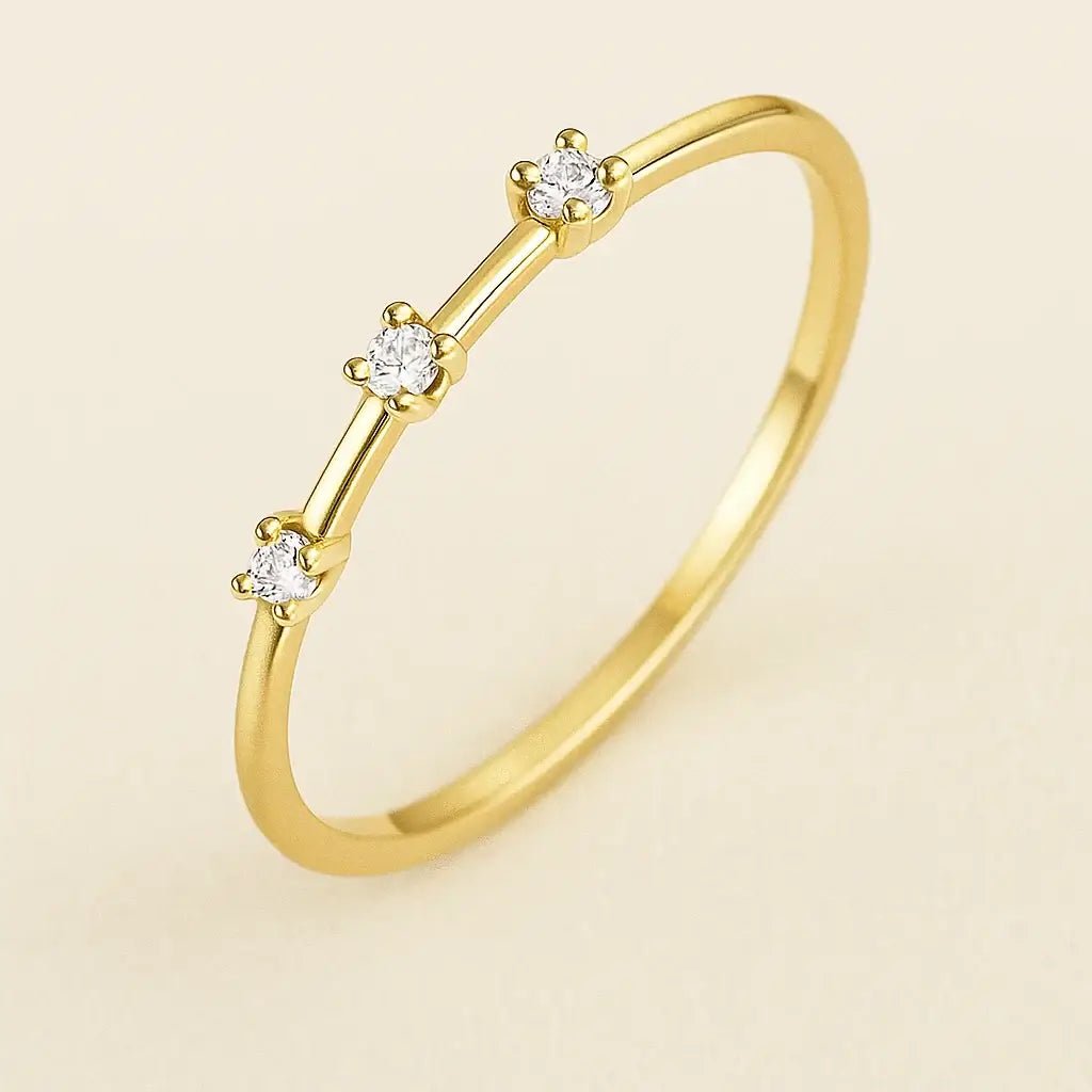 Trinity Spark – 925 Silver Ring - Alymwndw