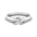 Woman Ring with Lab Grown Diamond in Gold & Platinum | Alymwndw Jewellery - Alymwndw