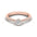 Woman Ring with Lab Grown Diamond in Gold & Platinum | Alymwndw Jewellery - Alymwndw