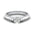 Woman Ring with Lab Grown Diamond in Gold & Platinum | Alymwndw Jewellery - Alymwndw