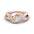 Woman Ring with Lab Grown Diamond in Gold & Platinum | Alymwndw Jewellery - Alymwndw
