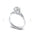 Woman Ring with Lab Grown Diamond in Gold & Platinum | Alymwndw Jewellery - Alymwndw