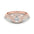 Woman Ring with Lab Grown Diamond in Gold & Platinum | Alymwndw Jewellery - Alymwndw