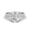 Woman Ring with Lab Grown Diamond in Gold & Platinum | Alymwndw Jewellery - Alymwndw