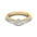 Woman Ring with Lab Grown Diamond in Gold & Platinum | Alymwndw Jewellery - Alymwndw