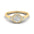 Woman Ring with Lab Grown Diamond in Gold & Platinum | Alymwndw Jewellery - Alymwndw